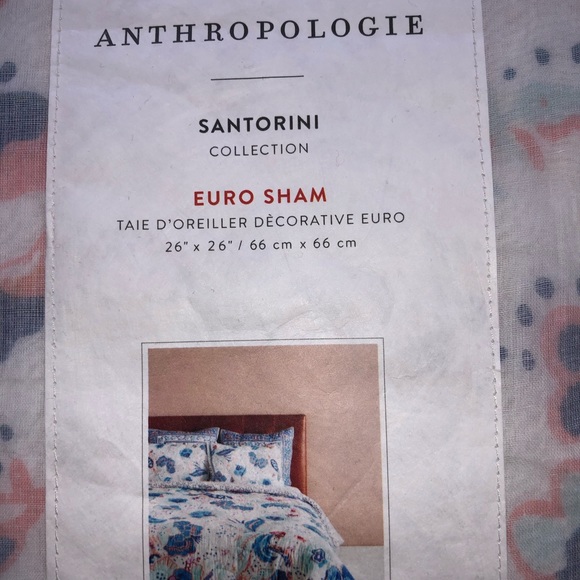 Anthropologie Santorini euro sham - Picture 2 of 8